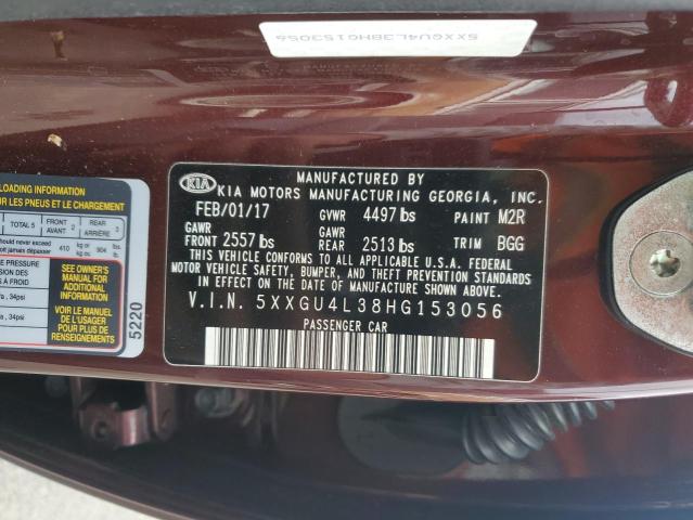 2017 KIA OPTIMA EX - 5XXGU4L38HG153056