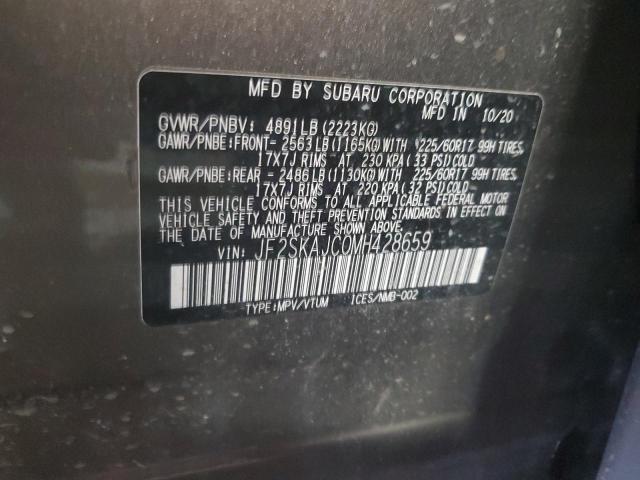 2021 SUBARU FORESTER P - JF2SKAJC0MH428659