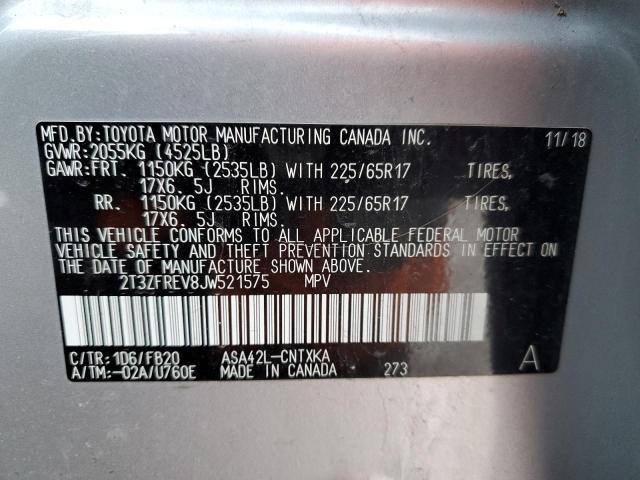 2018 TOYOTA RAV4 LE - 2T3ZFREV8JW521575