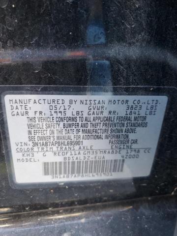 2017 NISSAN SENTRA S - 3N1AB7AP8HL695901