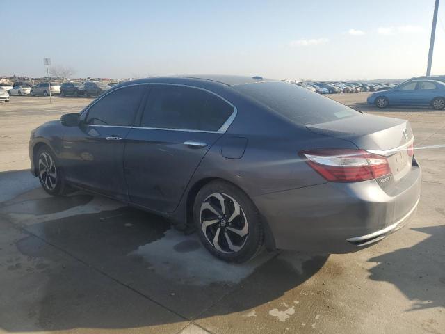 HONDA ACCORD EXL 2016 gray sedan 4d gas 1HGCR2F86GA021212 photo #3