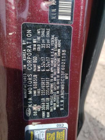 2015 KIA SEDONA LX - KNDMB5C13F6021198