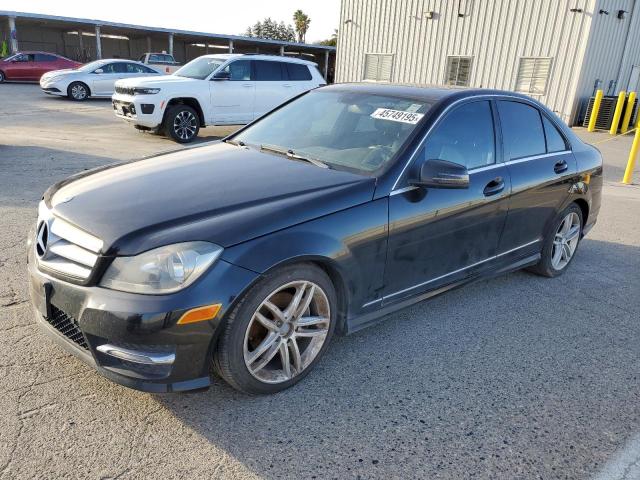 MERCEDES-BENZ C 250 2013 black sedan 4d gas WDDGF4HB1DA808664 photo #1