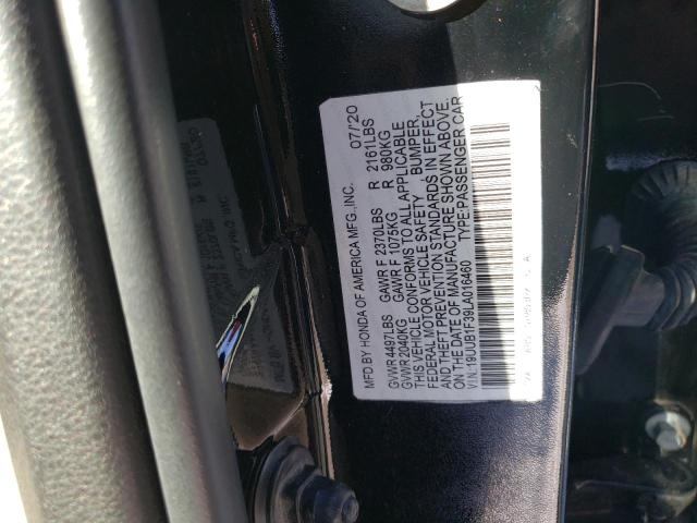 2020 ACURA TLX - 19UUB1F39LA016460