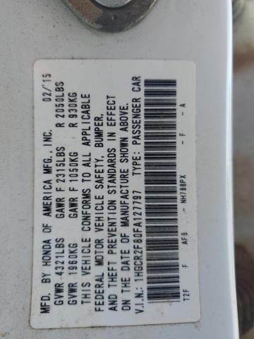 2015 HONDA ACCORD EXL - 1HGCR2F80FA127797