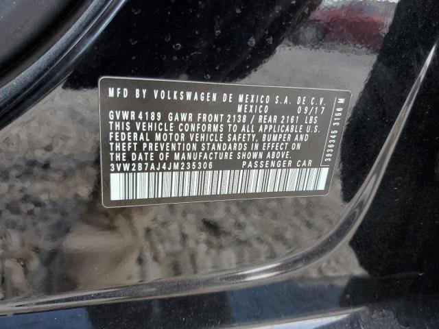 2018 VOLKSWAGEN JETTA S - 3VW2B7AJ4JM235306