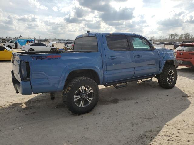 TOYOTA TACOMA DOU 2019 blue  gas 5TFCZ5AN1KX210451 photo #4