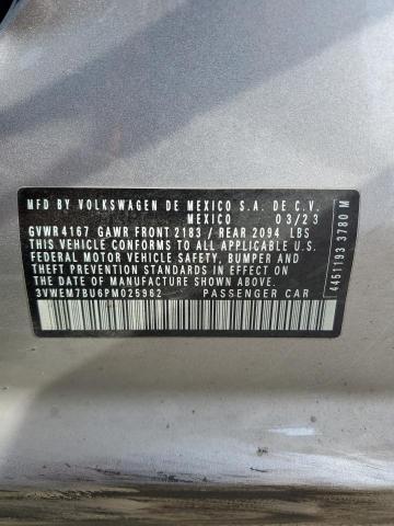 2023 VOLKSWAGEN JETTA SE - 3VWEM7BU6PM025962