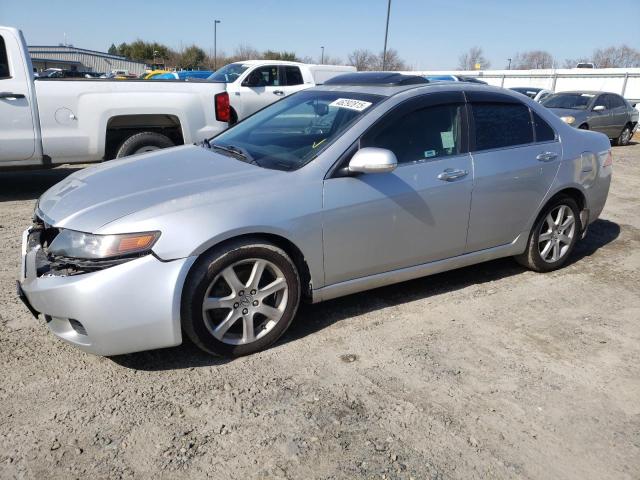 ACURA TSX 2005 silver  gas JH4CL96935C018480 photo #1