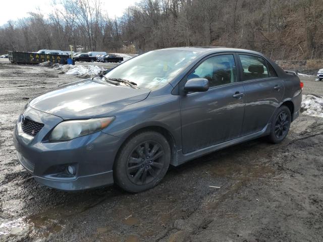 TOYOTA COROLLA BA 2010 charcoal  gas 2T1BU4EE8AC294313 photo #1