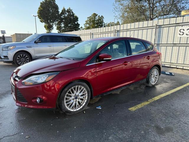 FORD FOCUS TITA 2014 burgundy  gas 1FADP3N28EL185466 photo #1