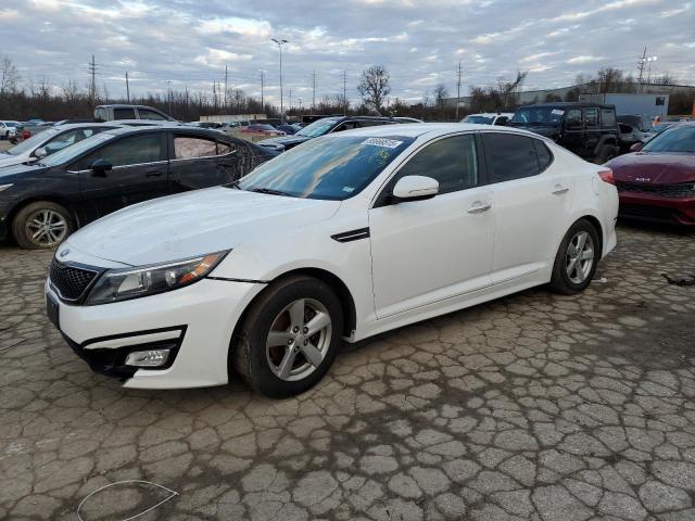 KIA OPTIMA LX 2015 white  gas KNAGM4A76F5594978 photo #1