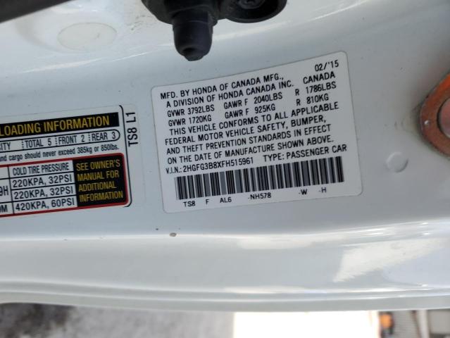 2015 HONDA CIVIC EX 2HGFG3B8XFH515961