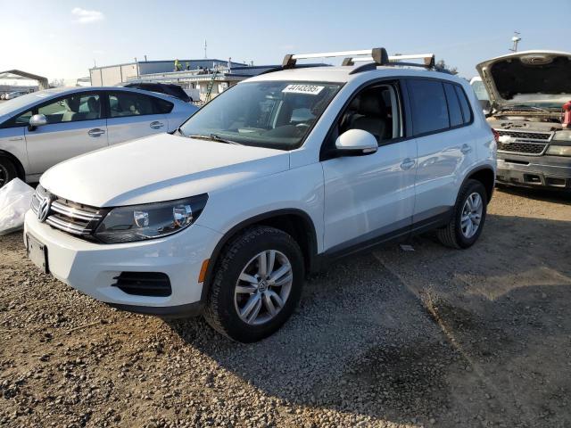 VOLKSWAGEN TIGUAN S 2017 white  gas WVGAV7AX9HK006434 photo #1