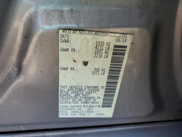 2015 NISSAN ALTIMA 2.5 - 1N4AL3AP4FN314678