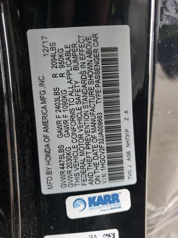 2018 HONDA ACCORD SPO - 1HGCV2F32JA009663