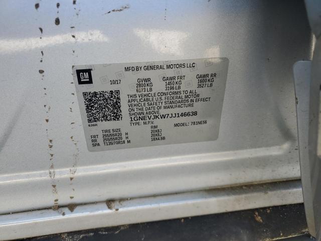 2018 CHEVROLET TRAVERSE P - 1GNEVJKW7JJ146638