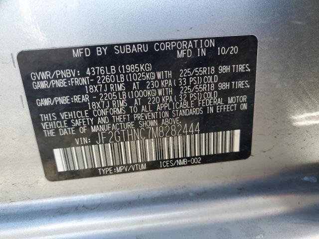 2021 SUBARU CROSSTREK - JF2GTHNC7M8282444