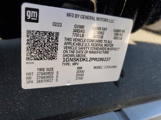 2023 CHEVROLET SUBURBAN K - 1GNSKDKL2PR286237