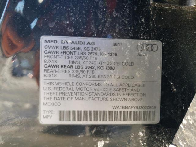 2018 AUDI Q5 PREMIUM - WA1BNAFY9J2020809
