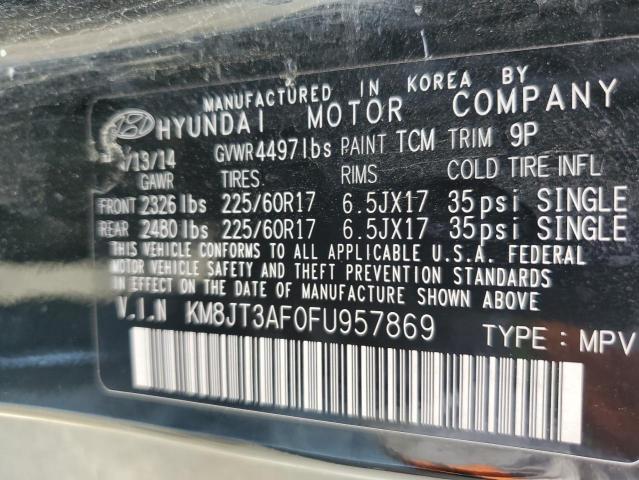 2015 HYUNDAI TUCSON GLS - KM8JT3AF0FU957869