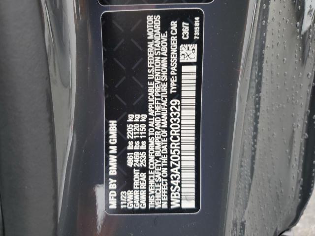 2024 BMW M4 COMPETI WBS43AZ05RCR03329