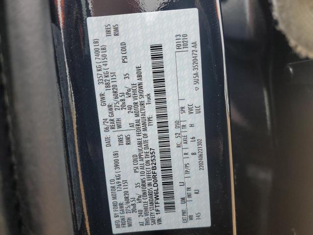2024 FORD F150 KING 1FTFW6LD0RFB25357