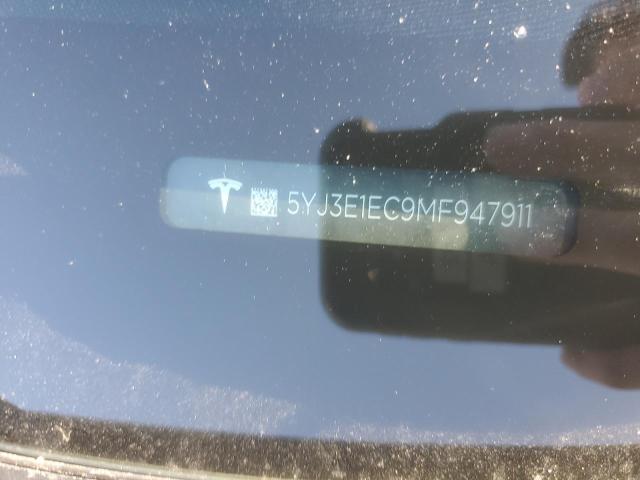 2021 TESLA MODEL 3 5YJ3E1EC9MF947911