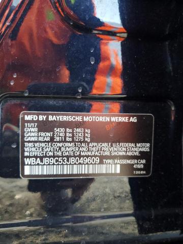 2018 BMW M550XI WBAJB9C53JB049609