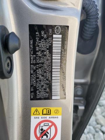 2018 LEXUS ES 350 - 58ABK1GGXJU103517