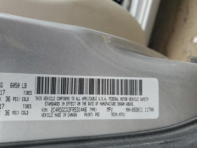 2015 DODGE GRAND CARA - 2C4RDGCG3FR531446