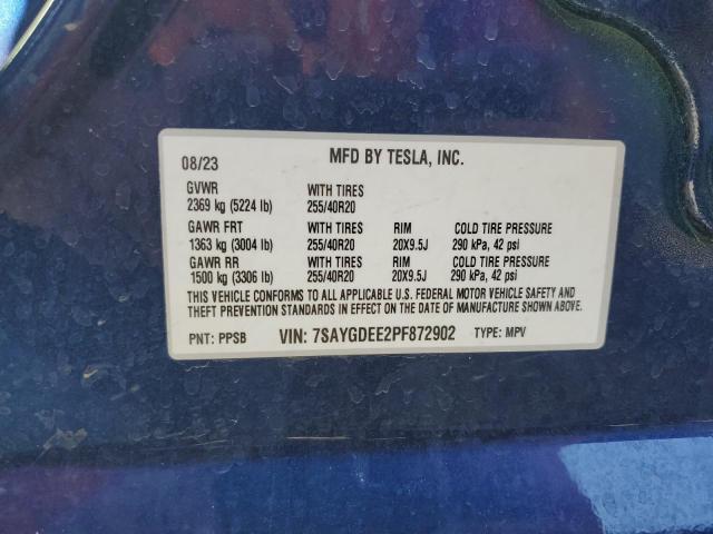 2023 TESLA MODEL Y - 7SAYGDEE2PF872902