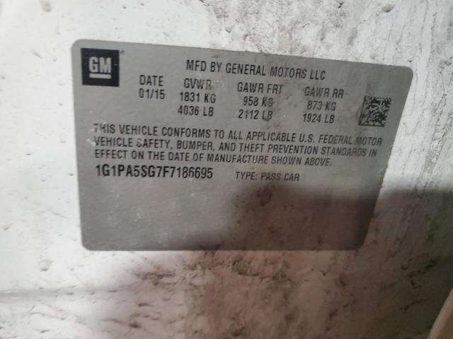 2015 CHEVROLET CRUZE LS #3305397351