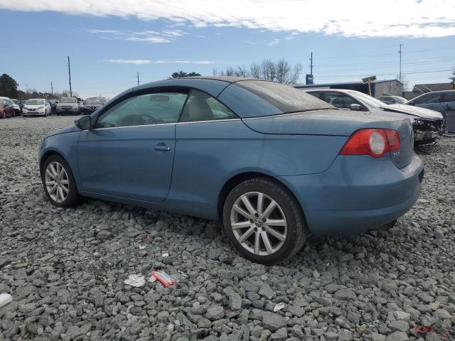 VOLKSWAGEN EOS TURBO 2010 blue  gas WVWBA7AHXAV021851 photo #3