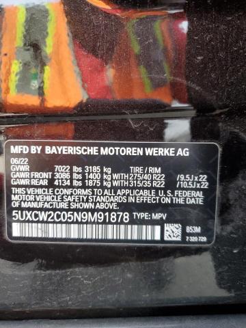2022 BMW X7 XDRIVE4 - 5UXCW2C05N9M91878