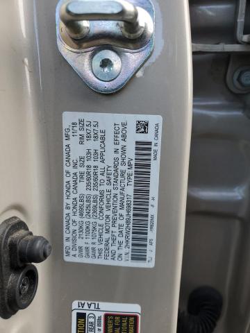 2018 HONDA CR-V EXL - 2HKRW2H89JH698317