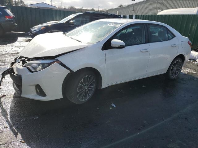 TOYOTA COROLLA L 2016 white sedan 4d gas 2T1BURHE0GC523357 photo #1