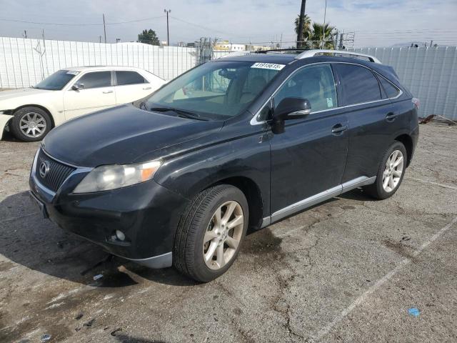 LEXUS RX 350 2011 black  gas 2T2BK1BA1BC093999 photo #1