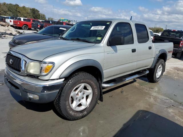 TOYOTA TACOMA DOU 2004 silver  gas 5TEGN92NX4Z454825 photo #1