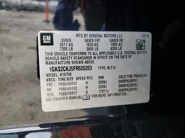 2015 GMC YUKON DENA - 1GKS2CKJ5FR605263