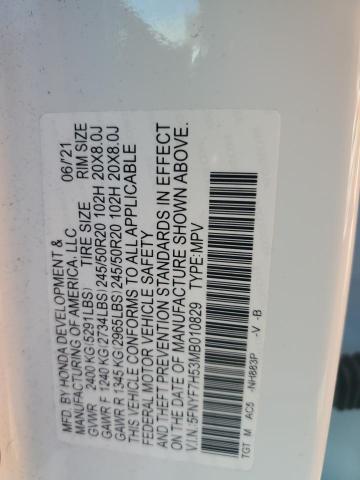 2021 HONDA PASSPORT E - 5FNYF7H53MB010829