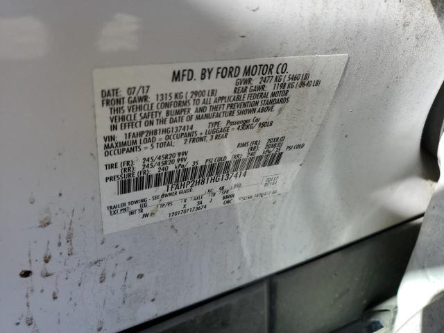 2017 FORD TAURUS SEL - 1FAHP2H81HG137414