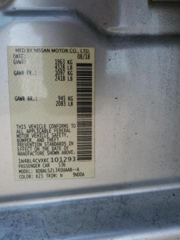 2019 NISSAN ALTIMA SR - 1N4BL4CVXKC101293