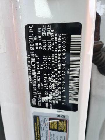 2018 KIA SORENTO EX - 5XYPHDA54JG400051