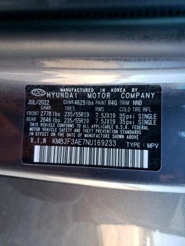 2022 HYUNDAI TUCSON N L - KM8JF3AE7NU169233