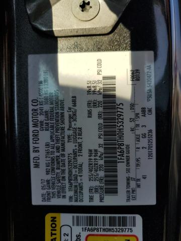 2017 FORD MUSTANG - 1FA6P8TH0H5329775