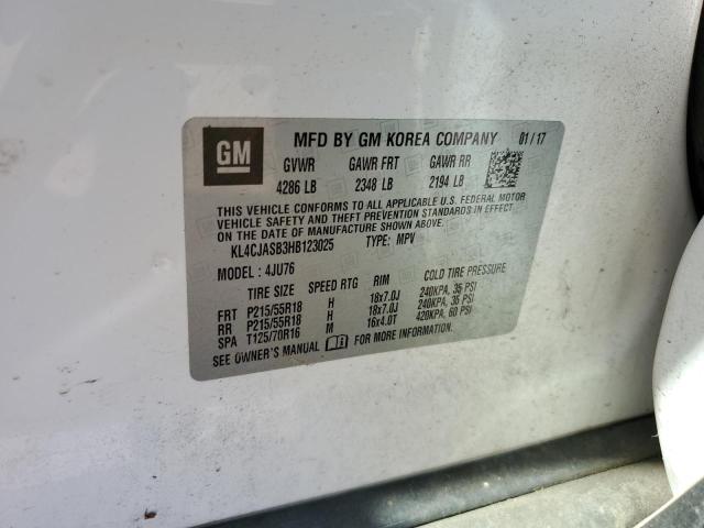 2017 BUICK ENCORE PRE - KL4CJASB3HB123025