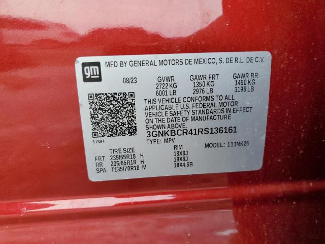 2024 CHEVROLET BLAZER 2LT - 3GNKBCR41RS136161