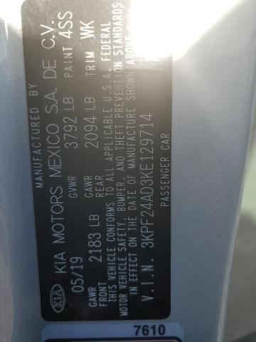 2019 KIA FORTE FE - 3KPF24AD3KE129714