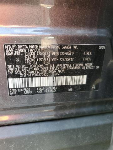 2024 TOYOTA RAV4 LE - 2T3F1RFV8RC472620